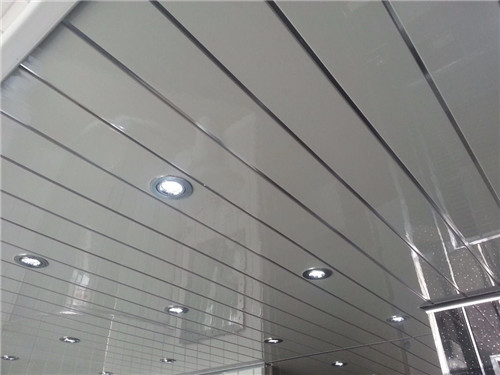 Metallic-finish PVC panels